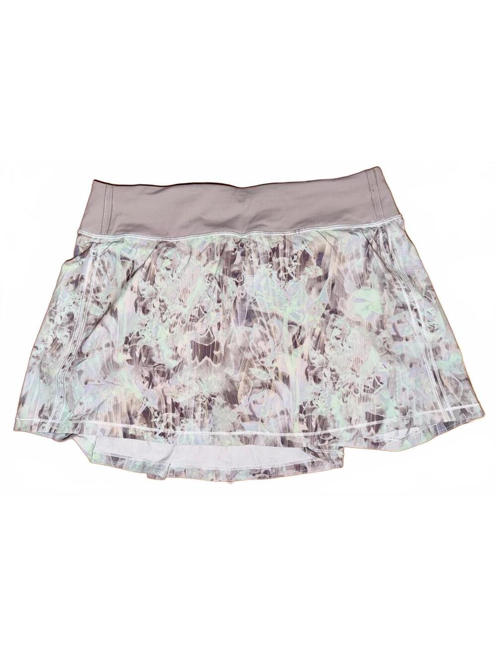 Lululemon Women's Size 8 Floral Athletic Skort with Built-in Shorts